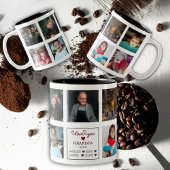 Moderne Personalisierte Liebe Ihr Großvater Gesche Zweifarbige Tasse