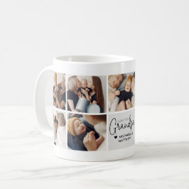 Moderne Personalisierte Liebe Ihr Opa 9-Foto Kaffeetasse