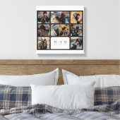 Moderne Personalisierte Liebe Mama 8 Foto Collage Leinwanddruck (Insitu (Schlafzimmer))