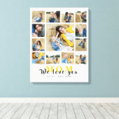 Moderne Personalisierte Liebe Sie Mama 13 Foto Leinwanddruck (Insitu (Holzboden))
