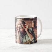 Moderne Personalisierte Liebe You Nana Foto Kaffee Kaffeetasse (VorderseiteRechts)