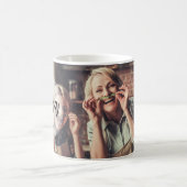 Moderne Personalisierte Liebe You Nana Foto Kaffee Kaffeetasse (Mittel)