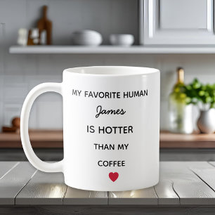 Moderne personalisierte Lieblingsmensch-Kaffeetass Kaffeetasse