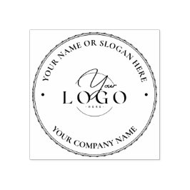 MODERNE Personalisierte Logo-Adresse Unternehmen Gummistempel