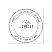 MODERNE Personalisierte Logo-Adresse Unternehmen Gummistempel (Prägung)