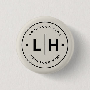 Moderne personalisierte Logo-Geschäft Button