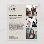 Moderne personalisierte Logo-Geschäfte Flyer (Vorne)