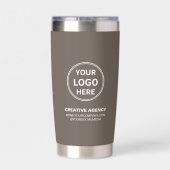 Moderne personalisierte Logo-Geschäfte Thermobecher (Rückseite)