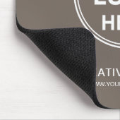 Moderne personalisierte Logo-Geschäftsunternehmen Mousepad (Ecke)