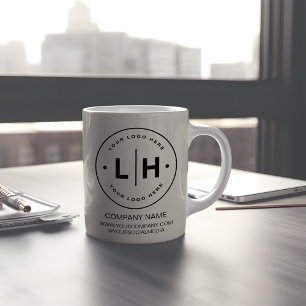Moderne personalisierte Logo-Geschäftswelt Kaffeetasse
