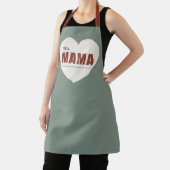 Moderne personalisierte Mama-Herz-Schürze Schürze (InSitu)