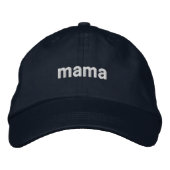 Moderne personalisierte Mama-Mütze für Muttertag Bestickte Baseballkappe (Vorderseite)