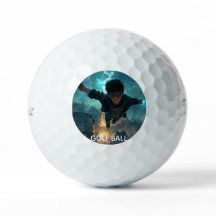 Moderne personalisierte Monogramm-Grafik-Golfbälle