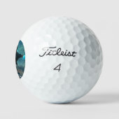 Moderne personalisierte Monogramm-Grafik-Golfbälle Golfball (Logo)