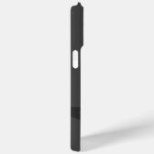 Moderne Personalisierte Monogramm Grau Case-Mate iPhone Hülle (Rückseite / Rechts)