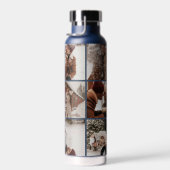 Moderne Personalisierte Monogramm- und Fotolackens Trinkflasche (Rechts)