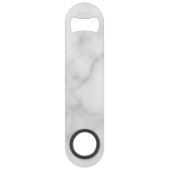 Moderne personalisierte Monogramm und Name des Tra Speed Flaschenöffner (Rückseite)