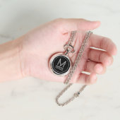 Moderne Personalisierte Monogramm- und Name-Trauze Armbanduhr (Hand)