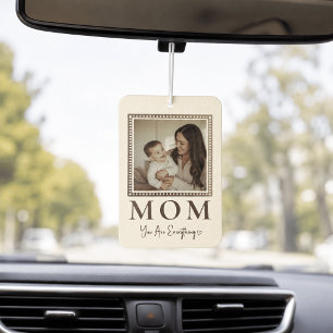 Moderne personalisierte Mutter-Foto-Auto-Luftverbe Autolufterfrischer