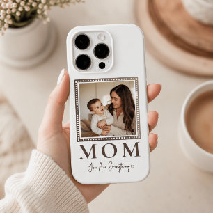Moderne personalisierte Mutter-Foto-Handyhülle iPhone 16 Pro Hülle
