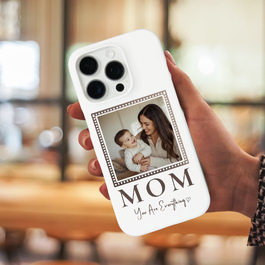 Moderne personalisierte Mutter-Foto-Handyhülle Case-Mate iPhone Hülle