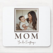 Moderne Personalisierte Mutter Foto-Mauspad-Gesche Mousepad (Vorne)