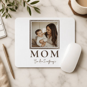 Moderne personalisierte Mutter-Foto-Mauspad-Gesche Mousepad