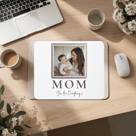 Moderne Personalisierte Mutter Foto-Mauspad-Gesche Mousepad