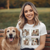 Moderne Personalisierte Mutter Superheld Foto Coll T-Shirt