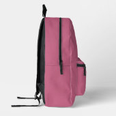 Moderne Personalisierte Namen Rosa Töne Bedruckter Rucksack (Links)