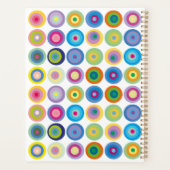 Moderne Personalisierte Namenskurven 2023 Planer (Rückseite)