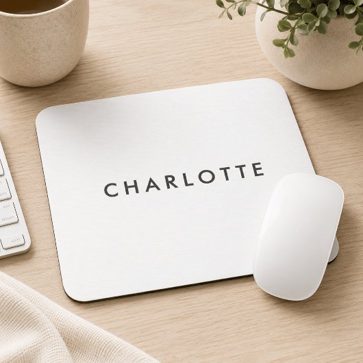 Moderne Personalisierte Namensmauspad Mousepad