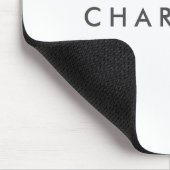 Moderne Personalisierte Namensmauspad Mousepad (Ecke)