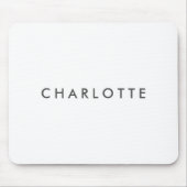 Moderne Personalisierte Namensmauspad Mousepad (Vorne)