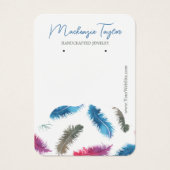 Moderne Personalisierte Ohrhörerkarte (Vorderseite)