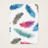 Moderne Personalisierte Ohrhörerkarte (Rückseite)