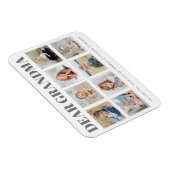 Moderne Personalisierte Oma Wir Liebe Sie 8 Fotos Magnet (Rechte Seite)
