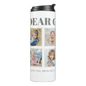 Moderne Personalisierte Oma Wir Liebe Sie 8 Fotos Thermosbecher (Nach links gedreht)