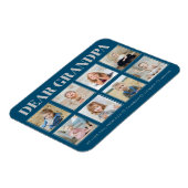 Moderne Personalisierte Opa Wir Liebe Sie 8 Fotos Magnet (Linke Seite)