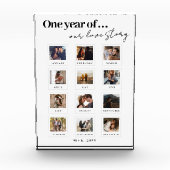 Moderne Personalisierte Paare Foto Liebe (Vorderseite)