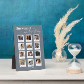 Moderne Personalisierte Paare Foto Liebe Fotoplatte (Seite)