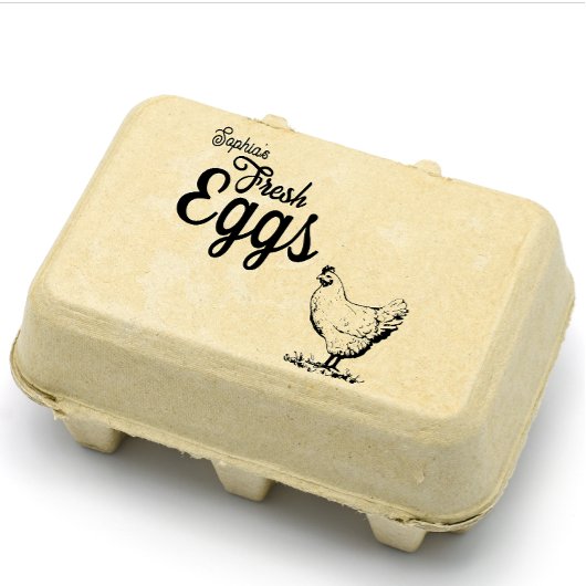 Moderne Personalisierte Rustikale Bauernbezeichnun Gummistempel