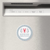 Moderne Personalisierte Schönheits-Hochzeit Magnet (In Situ (Geschirrspüler))