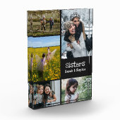 Moderne Personalisierte Schwestern 5 Foto Collage (Links)