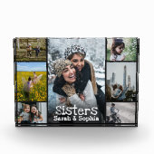 Moderne Personalisierte Schwestern 7 Foto Collage (Vorderseite)