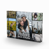 Moderne Personalisierte Schwestern 7 Foto Collage (Rechts)