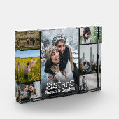 Moderne Personalisierte Schwestern 7 Foto Collage (Links)