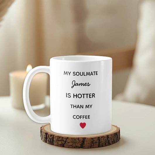 Moderne personalisierte Seelenverwandte-Kaffeetass Kaffeetasse