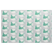 Moderne Personalisierte Smaragdrüsche Stoff (Fat Quarter (45,7 x 55,9 cm))