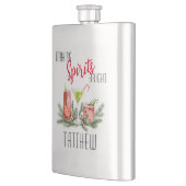 Moderne Personalisierte Spirituosen hellen Flachmann (Links)